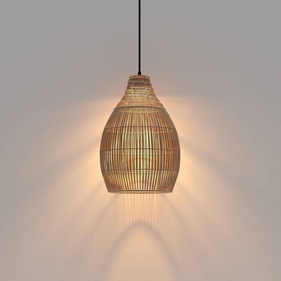 17" LED Outdoor Solar Pendant Natural - Opalhouse - Picture 10 of 10